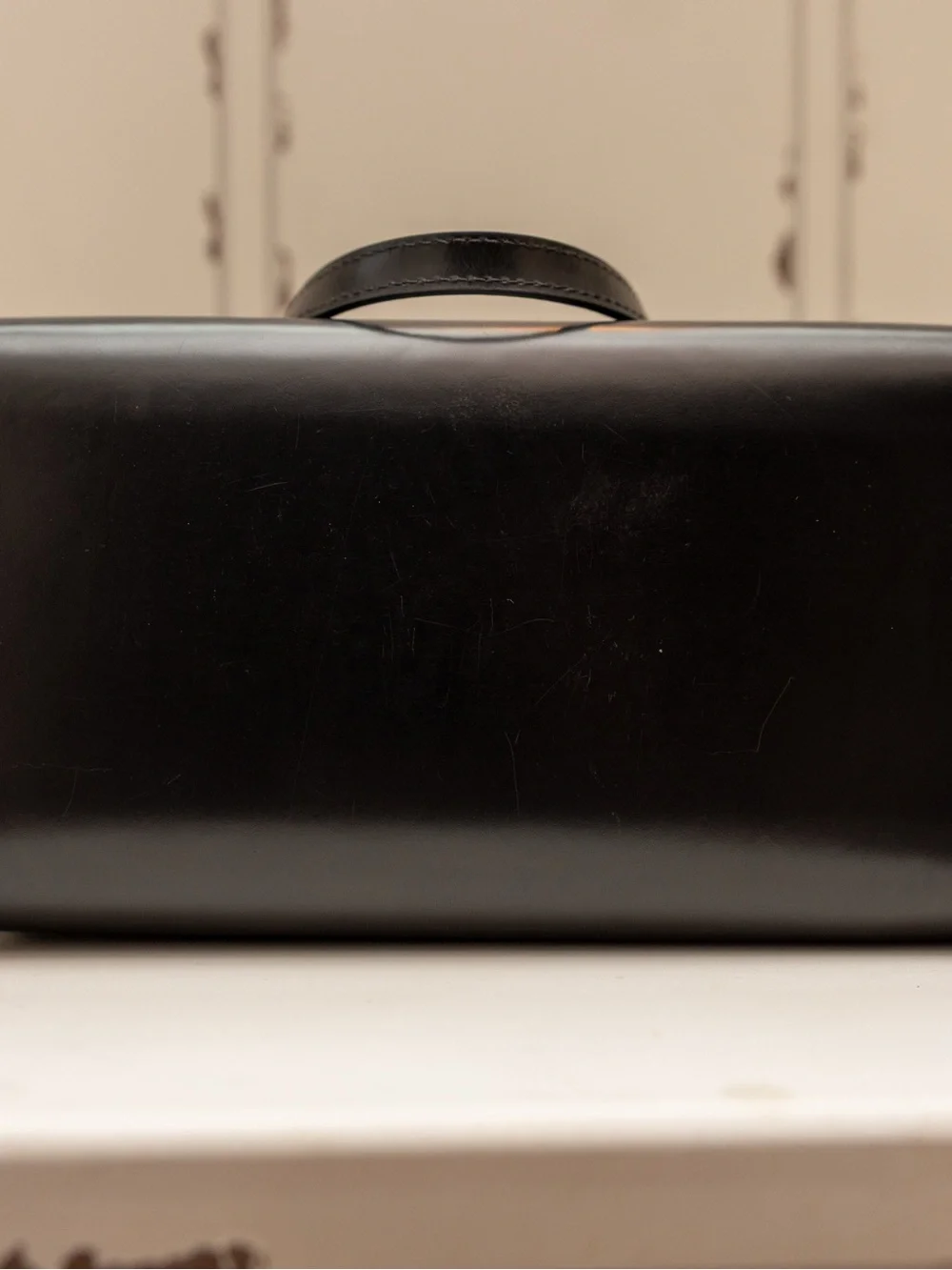 Louis Vuitton Black Shoulder Bag with Silver  Hardware